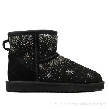 Waterbestendige diamantlam bont uggboots